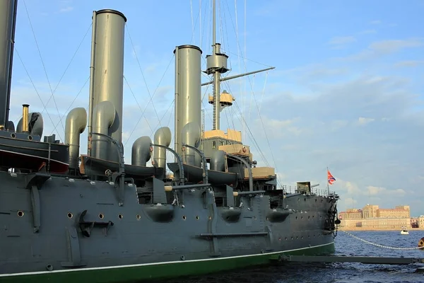 Аврора крейсер музей. Санкт Петербург, Російська Федерація — стокове фото