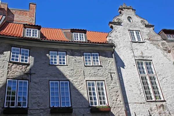 Zabytki architektury w Old Riga, Łotwa — Zdjęcie stockowe