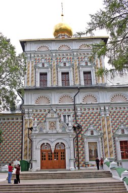 Varsayım Katedrali ve Trinity Sergius Lavra kilisede. Rusya