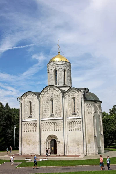 Catedral de São Demétrio em Vladimir, Rússia — Fotografia de Stock