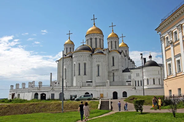 Catedral da Dormição em Vladimir, Rússia — Fotografia de Stock