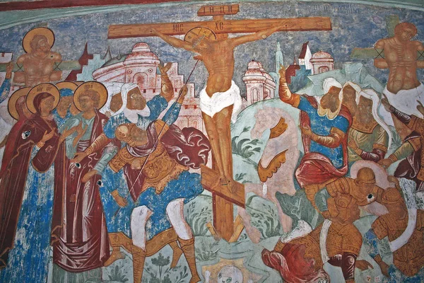 Igreja da Ressurreição em Rostov Kremlin. Rússia — Fotografia de Stock
