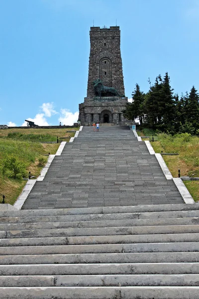 Monumento da Liberdade no passo de Shipka na Bulgária — Fotografia de Stock