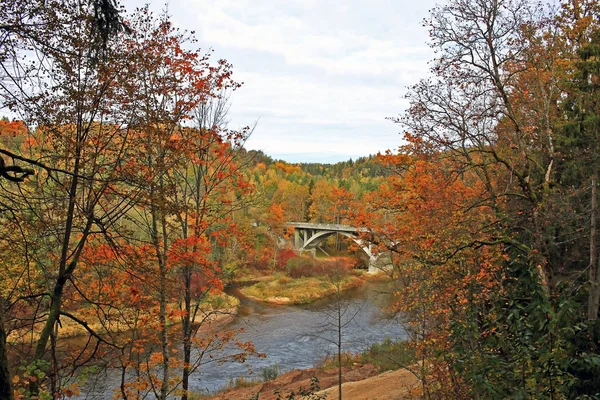 Automne à Sigulda, Lettonie — Photo