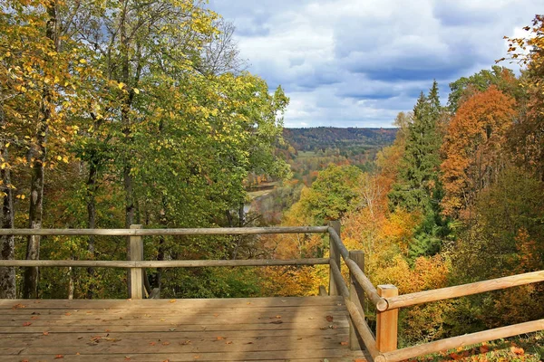 Otoño en Sigulda, Letonia —  Fotos de Stock