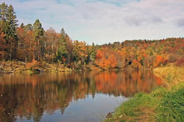 Automne à Sigulda, Lettonie — Photo