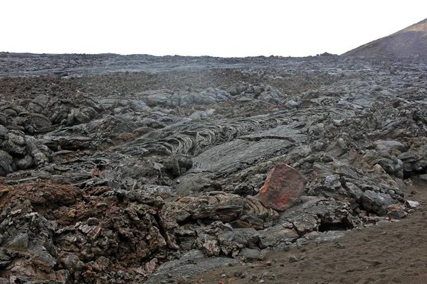 Lavaveld op het schiereiland Kamchatka, Rusland — Stockfoto