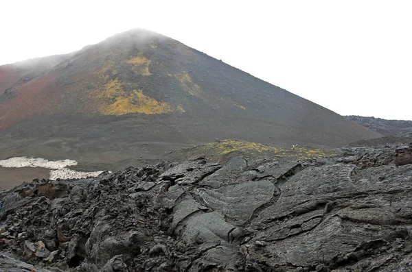 Campo de lava en la península de Kamchatka, Rusia Fotos De Stock Sin Royalties Gratis