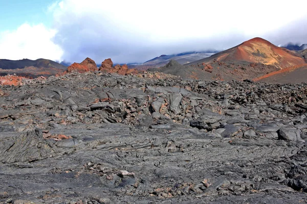 Lavaveld op het schiereiland Kamchatka, Rusland — Stockfoto