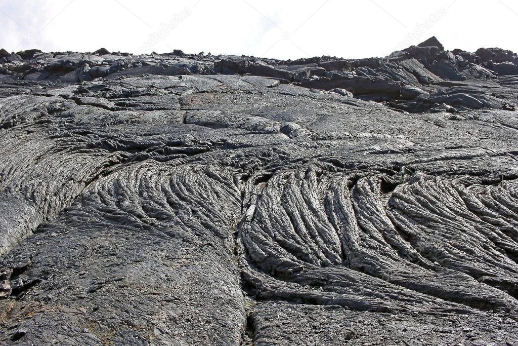 Lava field in Kamchatka peninsula, Russia