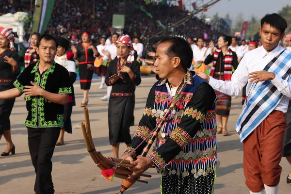 Sayaboury Laos Şubat 2018 Fil Festivali Her Yıl Şubat Ayında — Stok fotoğraf