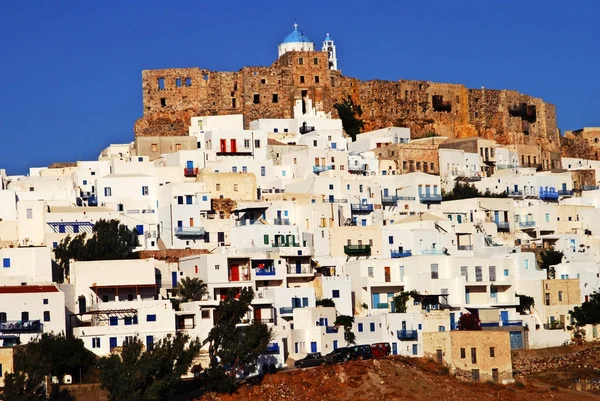 Astypalaia Astypalaia 住宿群岛 希腊的城堡 — 图库照片