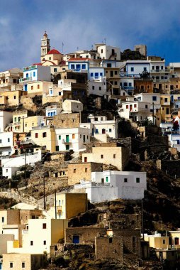 Yunanistan, Karpathos adası, Olimpos köyü.