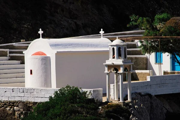 Greece Karpathos Island Small Church Olympos Village — Stock Photo, Image