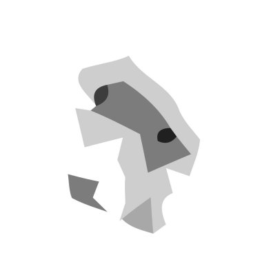 Soyut siyah ve beyaz mygray