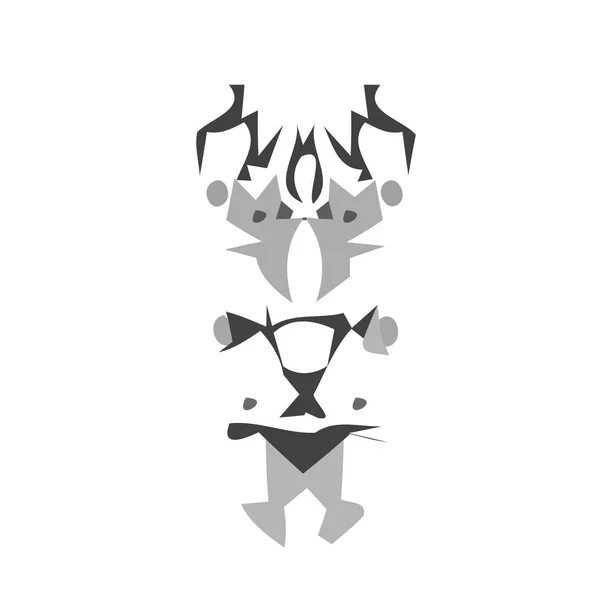 Abstraktes Schwarz Weiß Mygrau — Stockfoto