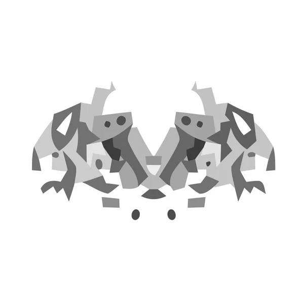 Abstrato Preto Branco Mygray — Fotografia de Stock