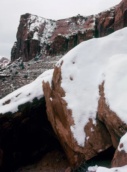 Kış zammı ile Pritchett Kanyon, Güneydoğu Utah