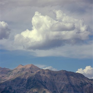 Zirve Buffalo tepe, Kuzey Utah Wasatch aralığı dağlardan