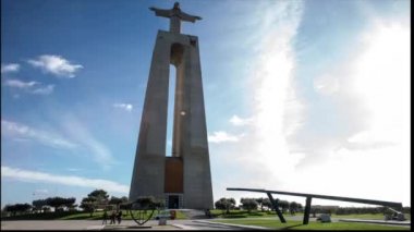 Timelapse Cristo Rei, Almada, Portekiz