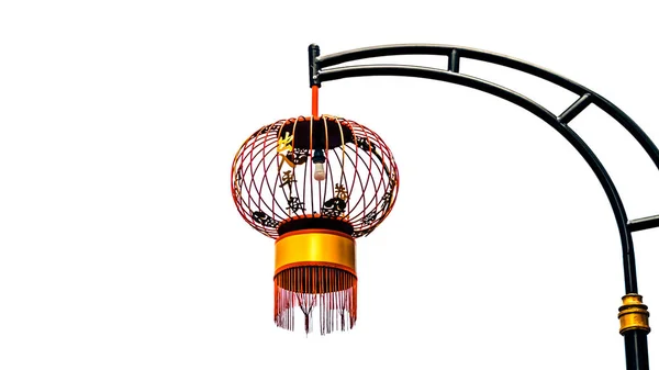 Electric modern chinese red lantern — Stock Photo, Image