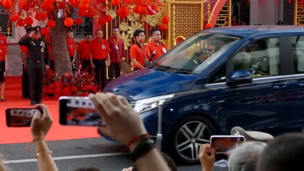 Su Alteza Real la Princesa Maha Chakri Sirindhorn presidió la ceremonia abierta del Año Nuevo Chino — Vídeos de Stock