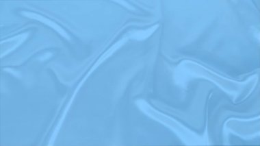 Güzel mavi ipek kumaş, yumuşakça küçük pliselerle örtülü, lüks, düğün konsepti, doku, arkaplan, kart formu, kopyalama alanı