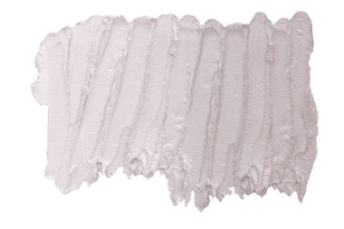 Ruj lekesi arkaplan dokusu örneği beyaz, makyaj örneği, makyaj malzemesi, doğal kozmetik konsepti üzerine izole edilmiş pek çok et ve pembe renk tonu