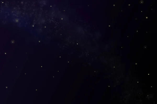 Pozadí Obrázek Tmavá Noční Obloha Prostor Hvězdami Planetami Koncept Přírody — Stock fotografie