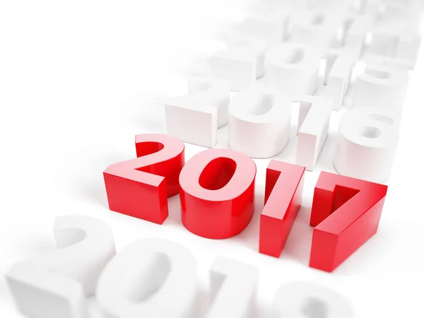 2017 year concept — Stock Photo, Image