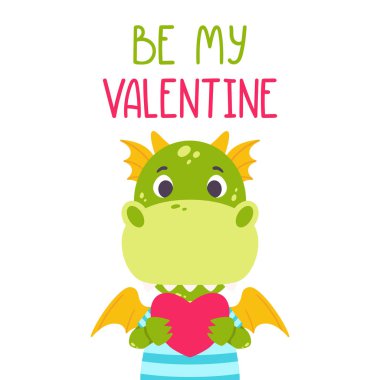 Ejderhalı sevgililer günü kartpostalı ol..