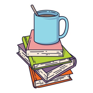 Bir fincan kahve ya da kitap yığınında çay..