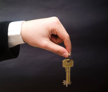 Anahtarlar elinde, gayrimenkul satış konsepti