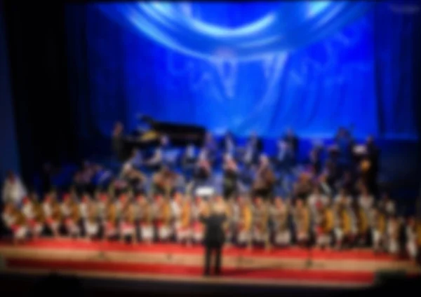 Artists folk orchestra. ensemble of bandurists. blurred — Stock Photo, Image