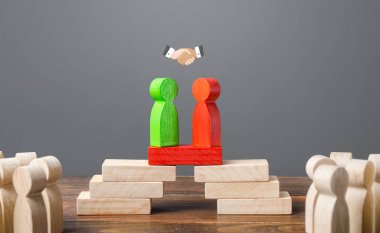 Müzakereciler anlaşmazlık konusunda uzlaşmaya vardılar. İş dünyasında ağ kurmak. Müzakere platformu. Siyasi Münazara Adayları. uyuşmazlıkların ve anlaşmazlıkların medeni çözümü