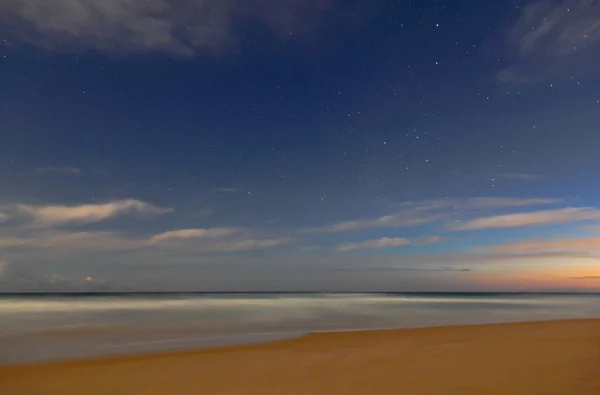 Tückischer Strand - sternenuntergang - new south wales australia — Stockfoto