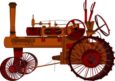 Eski tarctor kahverengi renk