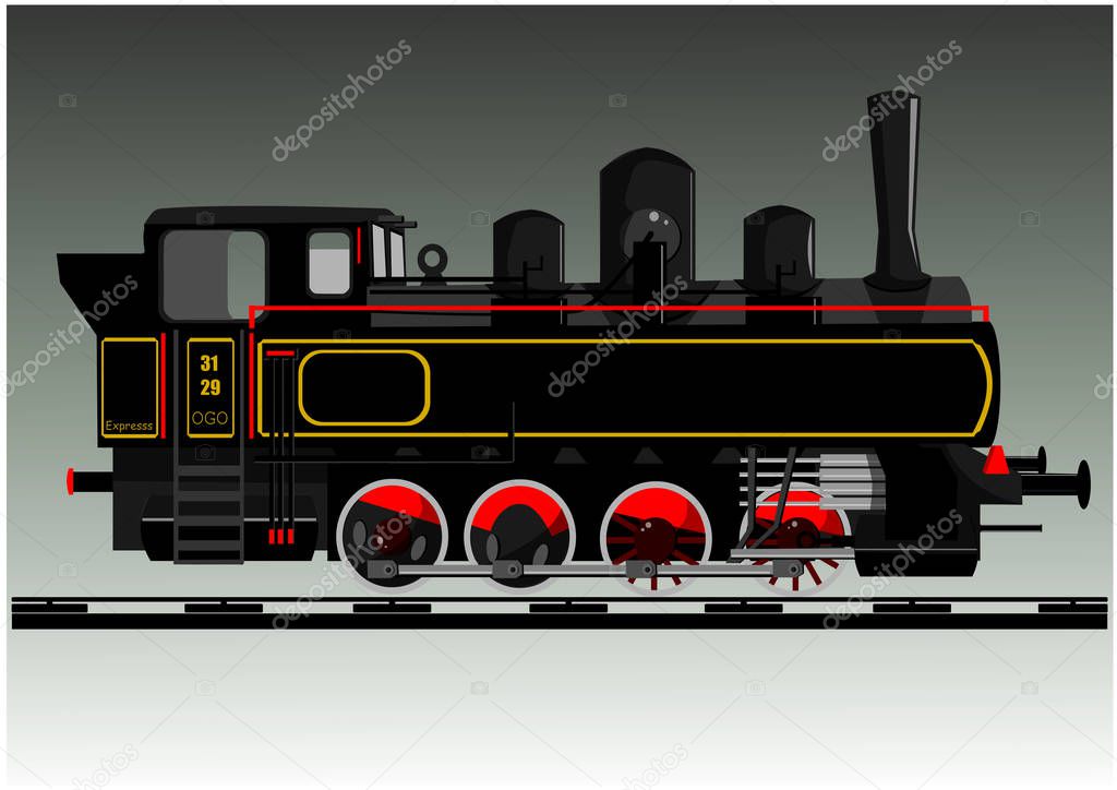 Classic locomotive grey color