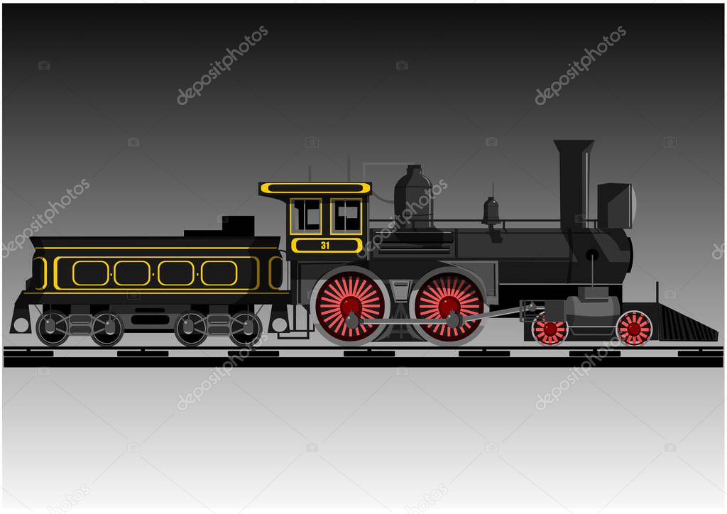 Classic locomotive grey color