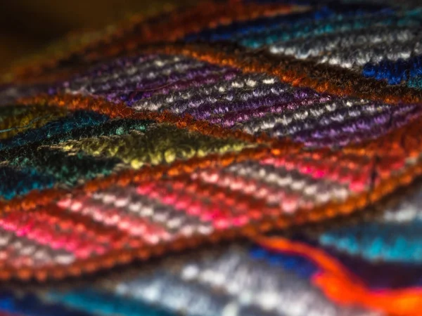 Textile colorful close up — Stock Photo, Image