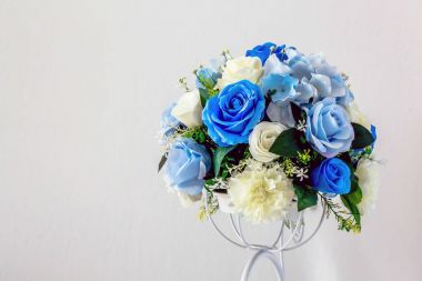 Düğün buket gül. Gelin düğün buketi ile