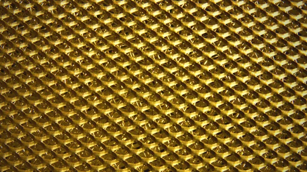 Chapa Aço Perfurada Dourada Placa Ferro Perfurada — Fotografia de Stock