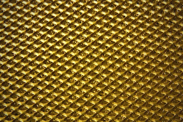 Golden Perforated Steel Sheet Perforated Iron Plate — Stockfoto