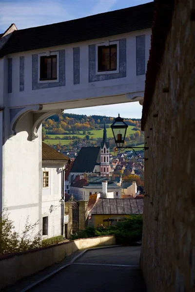 View Czech Krumlov City Travel Tourism — Fotografia de Stock