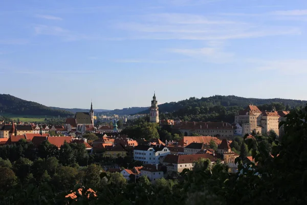 Vista Diurna Della Città Cesky Krumlov Nella Repubblica Ceca — Foto Stock