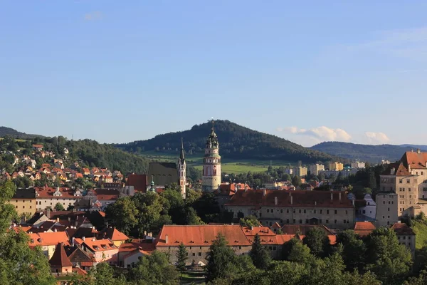 View Czech Krumlov City Travel Tourism — стоковое фото