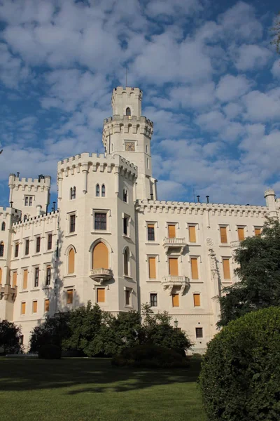 Beautiful Castle Hluboka Nad Vltavou — Fotografia de Stock
