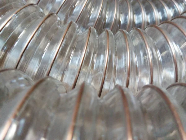 Флекси Воздушный Шланг Пластиковая Гибкая Труба Трубы Абстрактном Фоне — стоковое фото