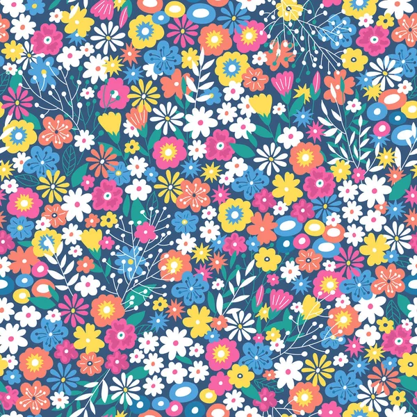 Modèle floral sans couture — Image vectorielle