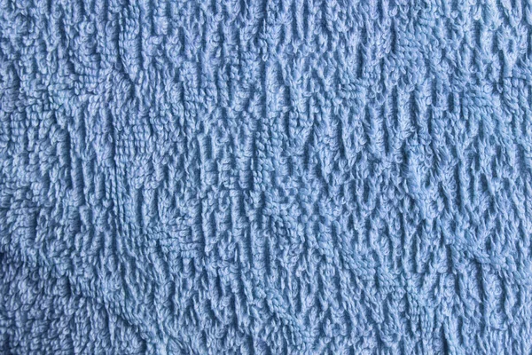 Permukaan tekstur kain katun biru — Stok Foto